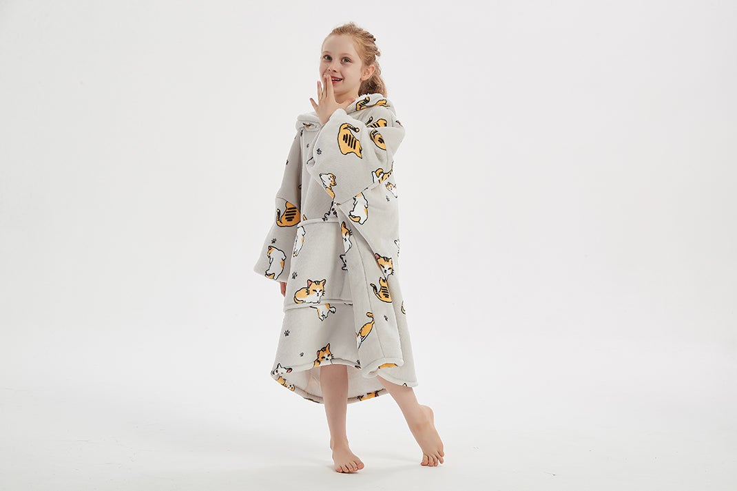 Kitty Cat Kids oodie Blan