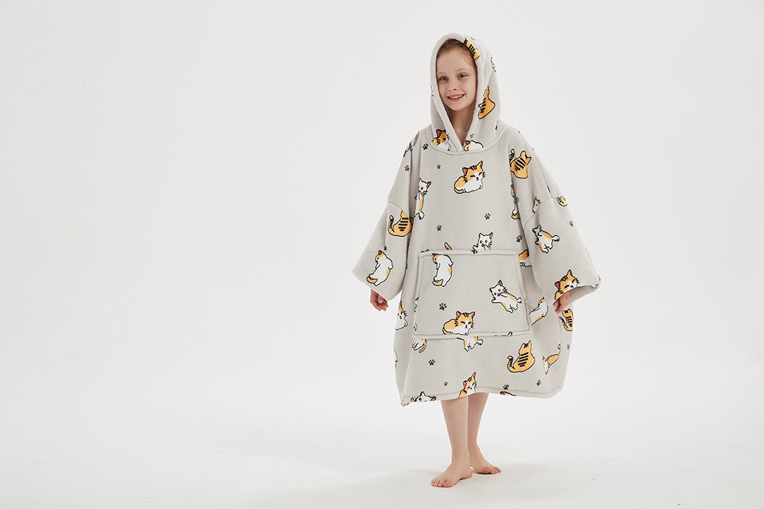 Kitty Cat Kids oodie Blan