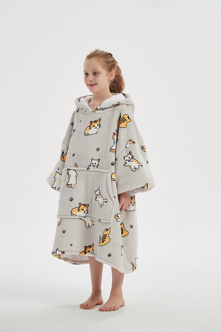 Kitty Cat Kids oodie Blan