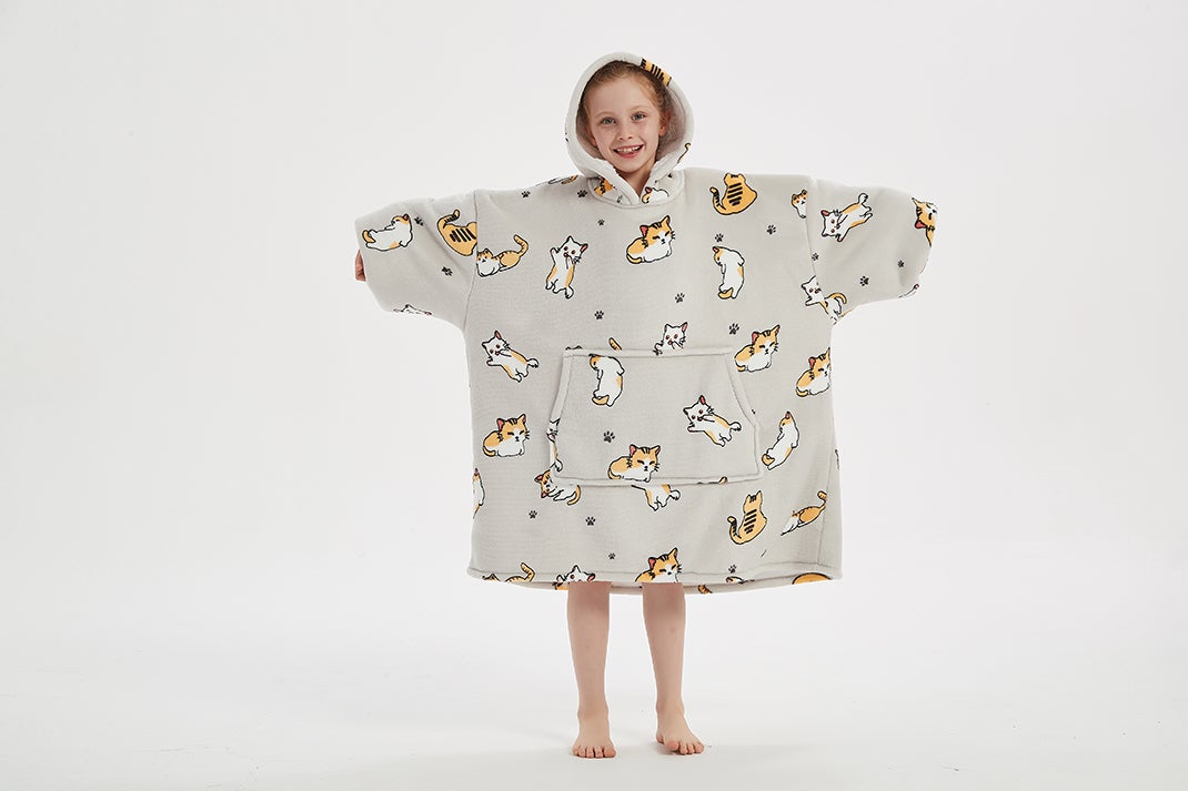 Kitty Cat Kids oodie Blan