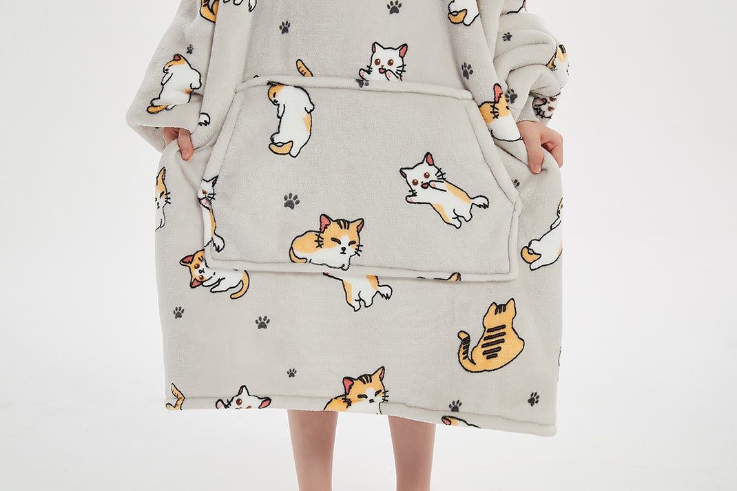 Kitty Cat Kids oodie Blan
