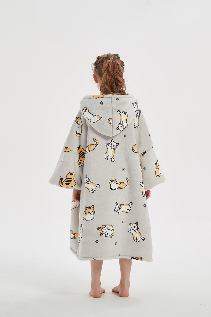 Kitty Cat Kids oodie Blan