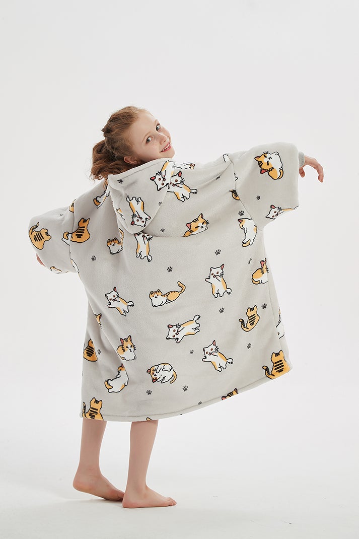 Kitty Cat Kids oodie Blan