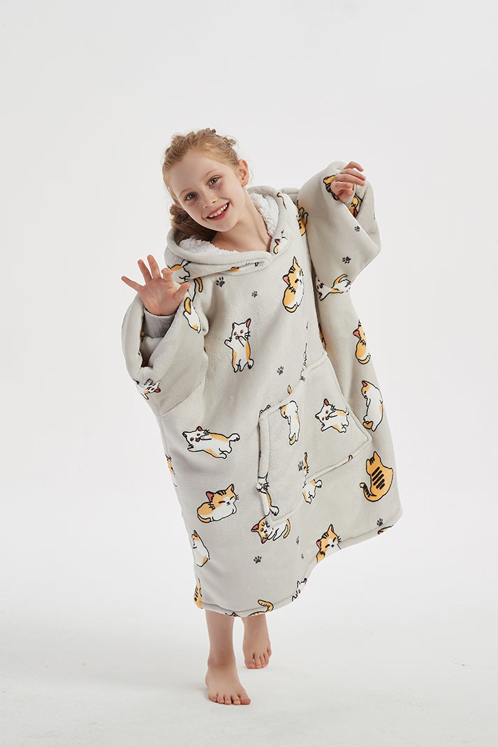 Kitty Cat Kids oodie Blan